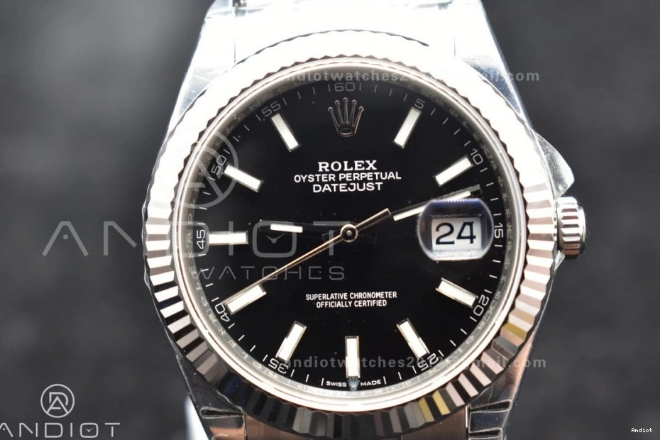 Best 41 SS Bracelet 1:1 DateJust Dial Oyster Black VS3235 904L 126334 VSF Edition on 0302